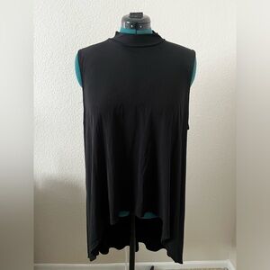 Forever 21+ Dressy Black Sleeveless Blouse Size 2x